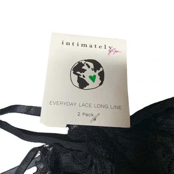 Free People Everyday Lace Longline Bralette (2 pack) - Picture 6 of 7
